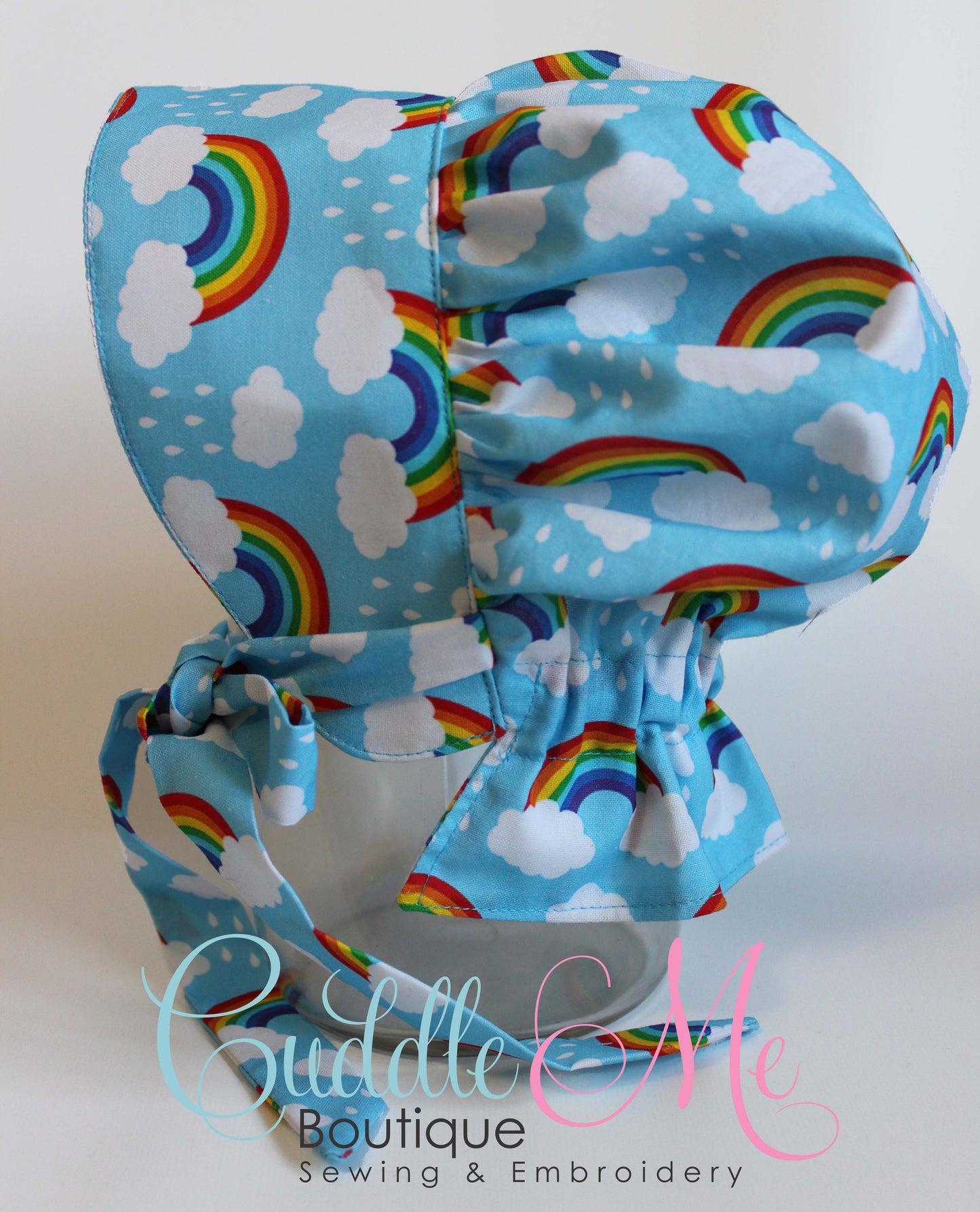 Rainbows Prairie Baby Bonnet
