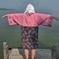 Up-cycled Towel Robe - Small/Medium - Pink Paisleys