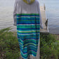 Up-cycled Towel Robe - Large/XL - Boy Stripes