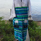 Up-cycled Towel Robe - Large/XL - Boy Stripes