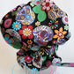 Black Sugar Skulls Prairie Baby Bonnet