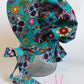 Blue Sugar Skulls Prairie Baby Bonnet