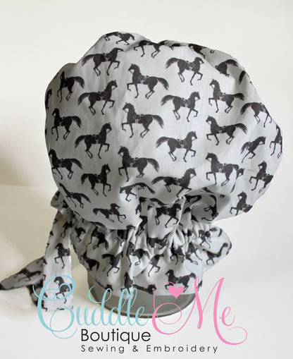 Horses at Play Prairie Baby Bonnet